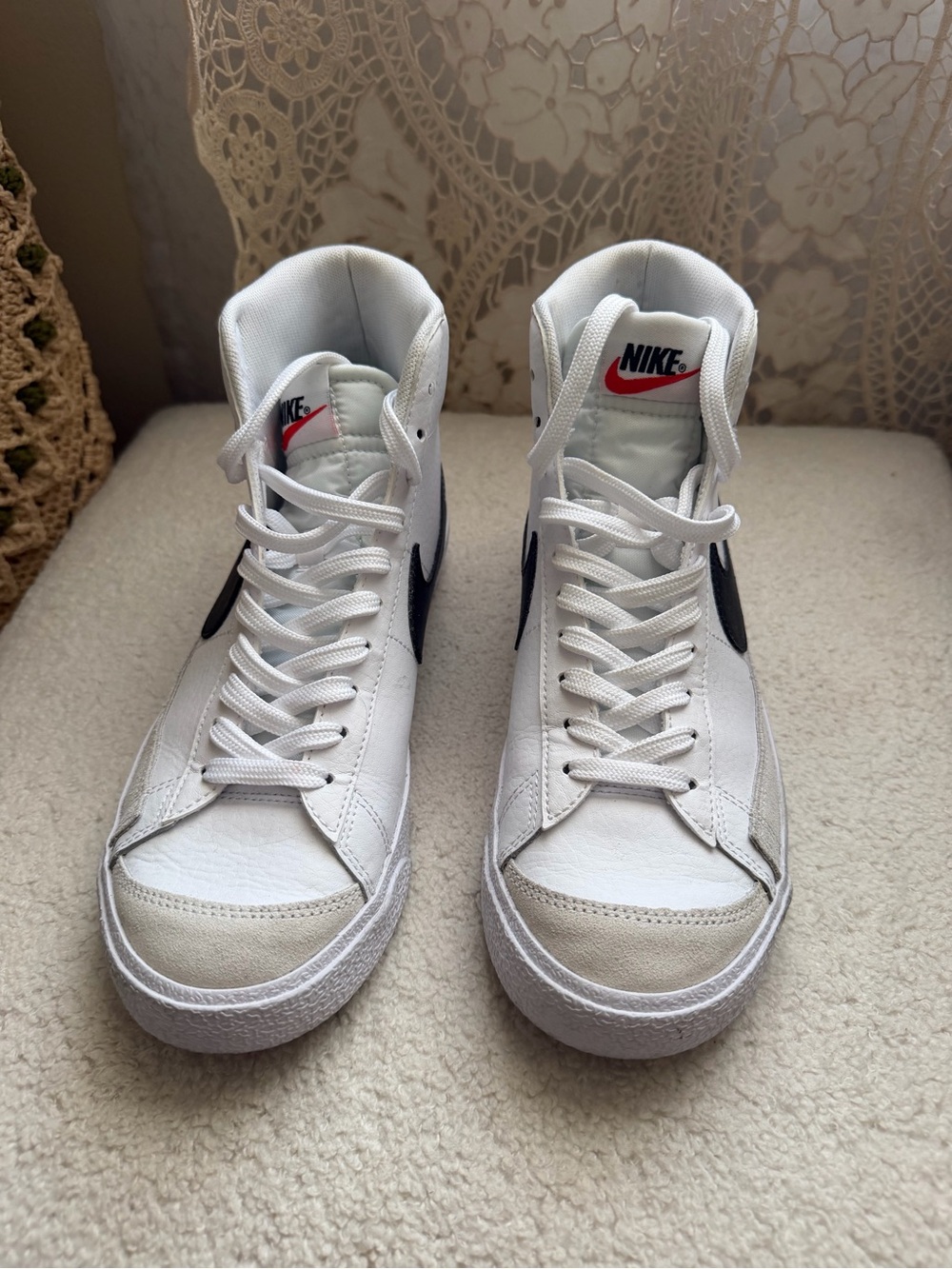 Nike Blazer Mid'77 Vintage white black Sneakers - Picture 8 of 14